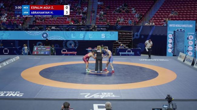 Mex Vs Rsa Zachary Gabriel ESPALIN AGUIRRE (MEX) vs. Hayk ABRAHAMYAN (ARM) | U23 ...