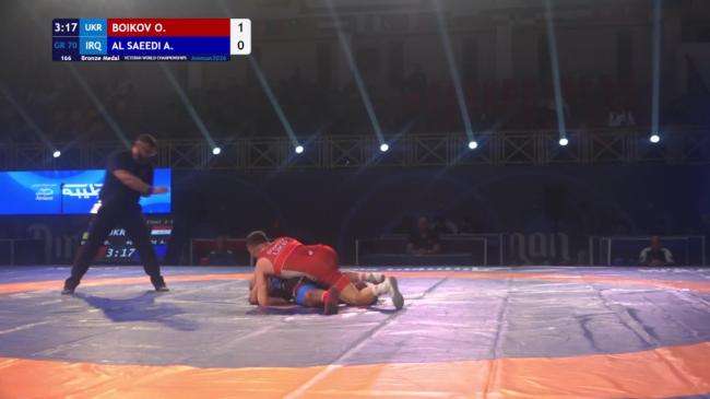 Oleg BOIKOV (UKR) vs. Ahmed Jumaah Jasim AL SAEEDI (IRQ) | VETERAN WORLD CHAMPIONSHIPS 2026 | Bronze Medal | GR 70Kg