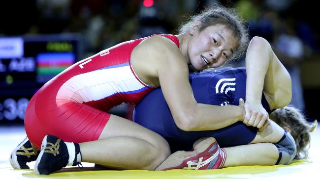 World Champs Showcase Opening Day of Asian Games Wrestling